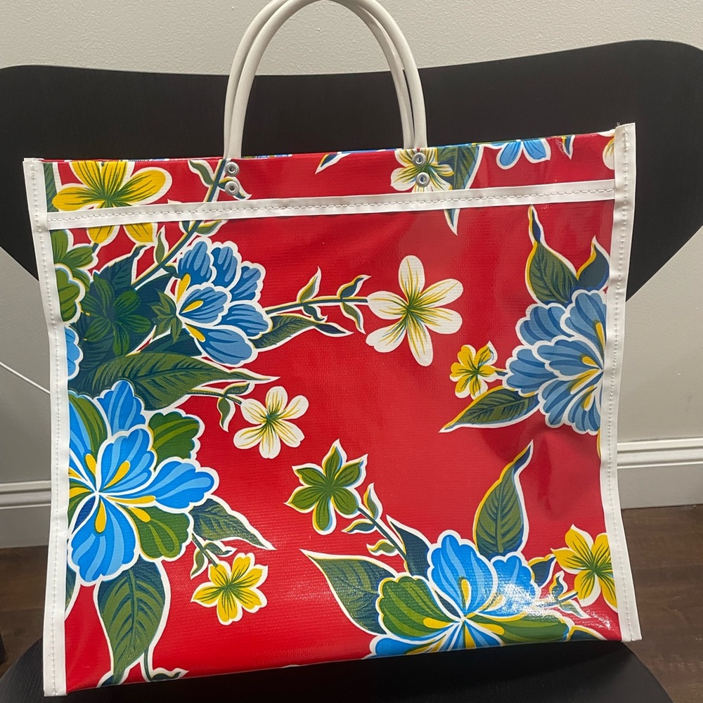 Hawaiian Print Bag